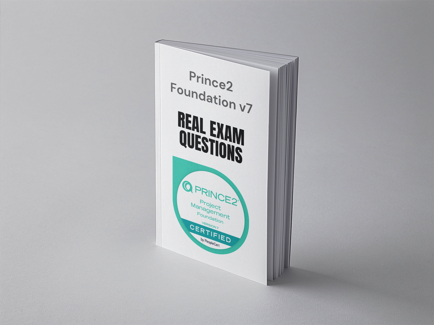 PeopleCert PRINCE2 Foundation exam questions PDF - standing book cover