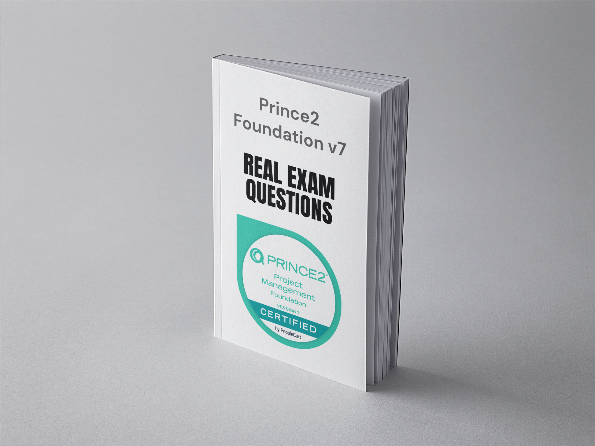 PeopleCert PRINCE2 Foundation exam questions PDF - standing book cover