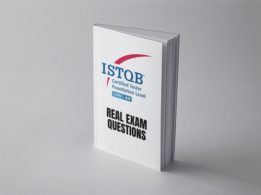 ISTQB CTFL v4.0 exam questions PDF - standing book cover