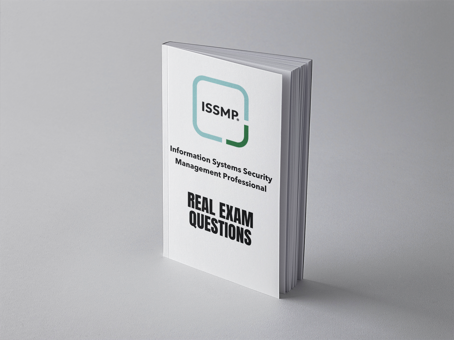 ISC2 CISSP-ISSMP exam questions PDF - standing book cover