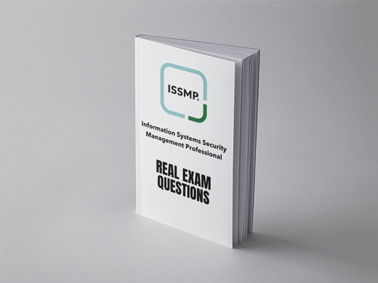 ISC2 CISSP-ISSMP exam questions PDF - standing book cover