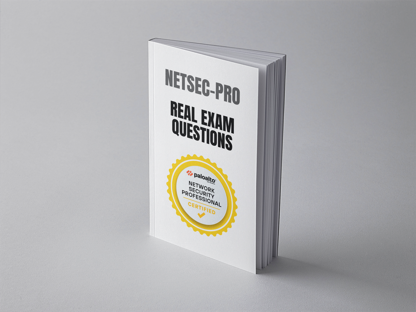 Palo Alto NetSec-Pro exam questions PDF - standing book cover
