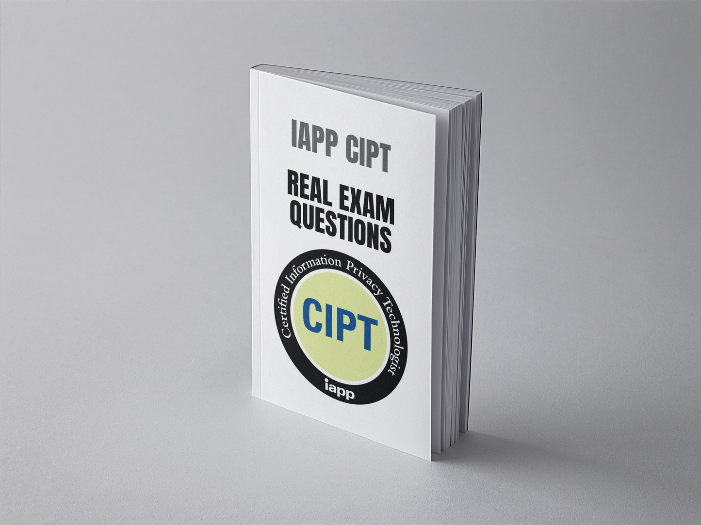 IAPP CIPT exam questions PDF - standing book cover