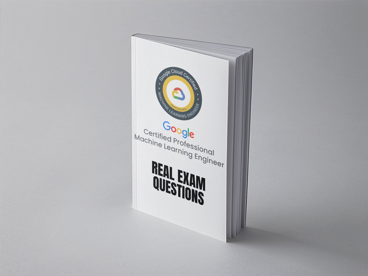 Google Professional Machine Learning Engineer exam questions PDF - standing book cover