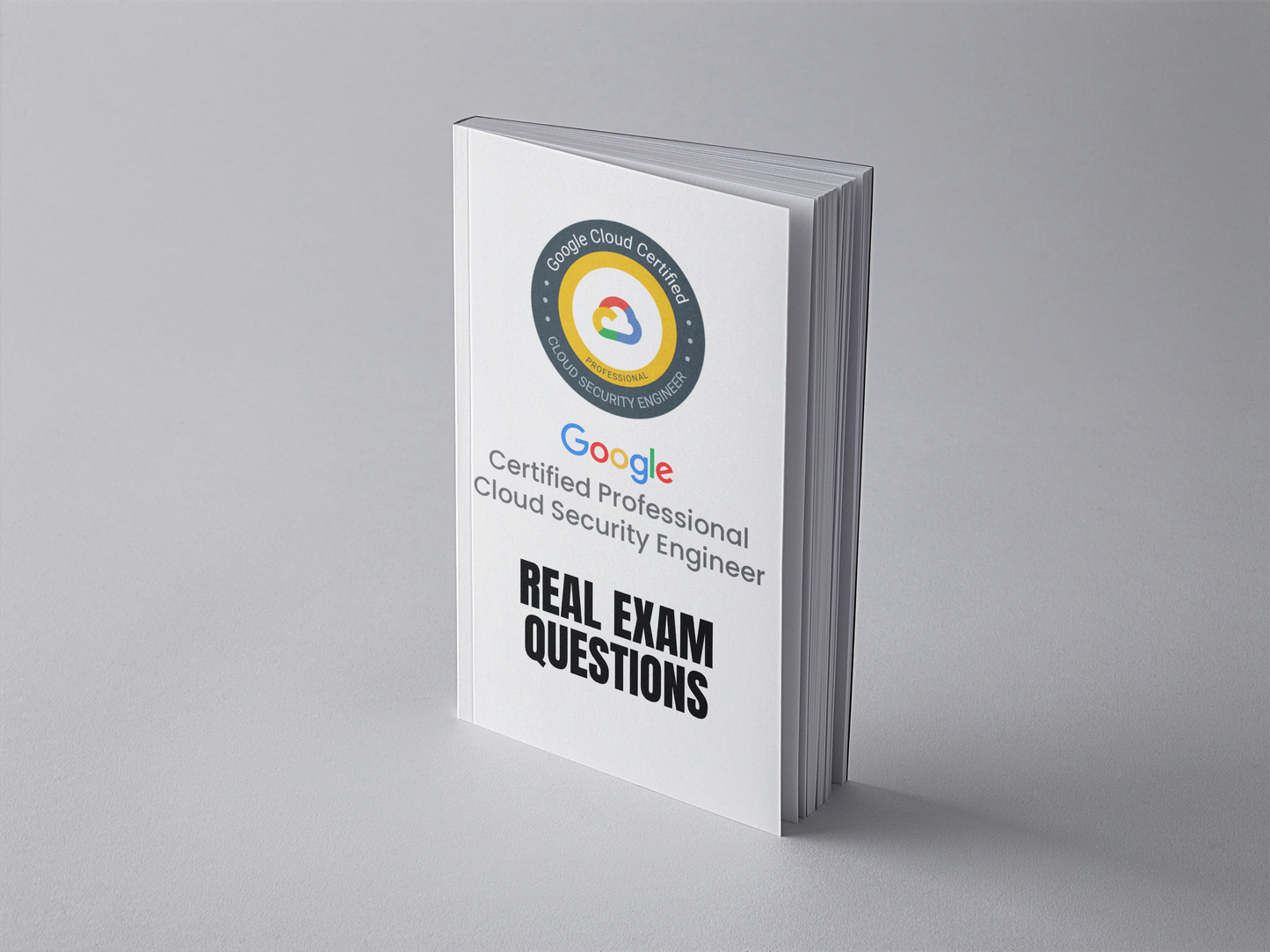 Google Professional Cloud Security Engineer exam questions PDF - standing book cover