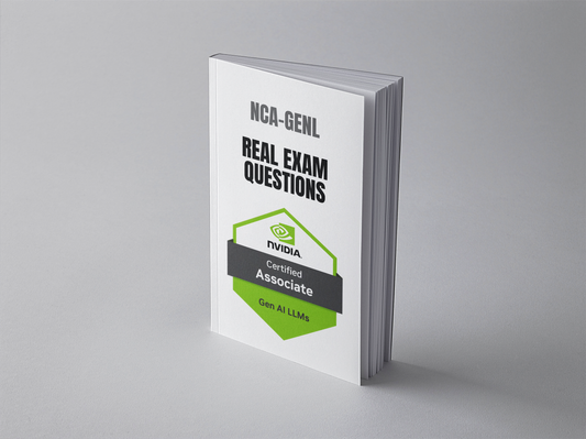 NVIDIA NCA-GENL exam questions PDF - standing book cover