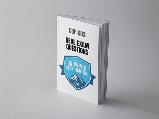 Snowflake SnowPro Core COF-C02 exam questions PDF - standing book cover