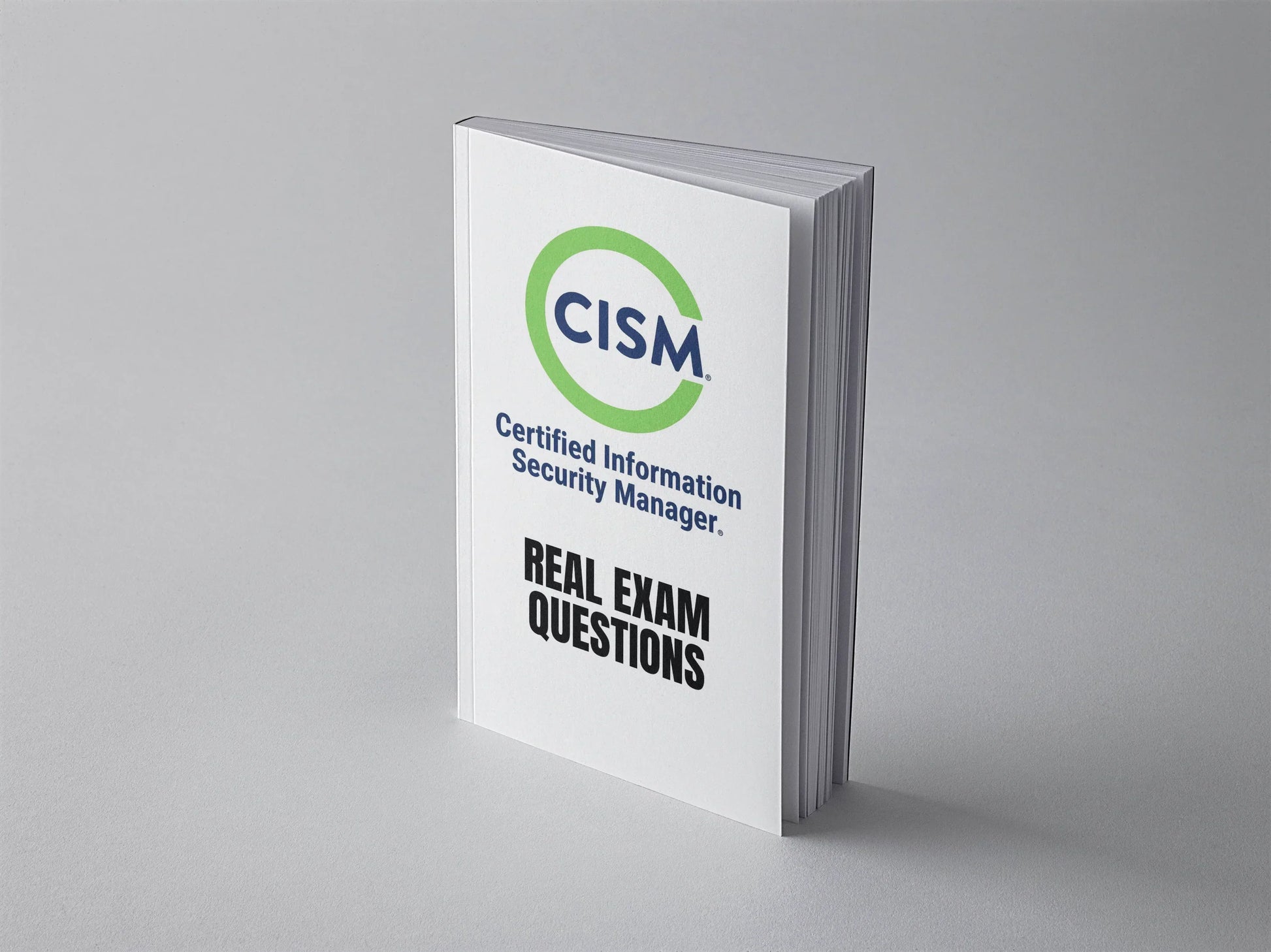 ISACA CISM real exam questions PDF cover page from Daily Debian, featuring official branding and exam preparation content.