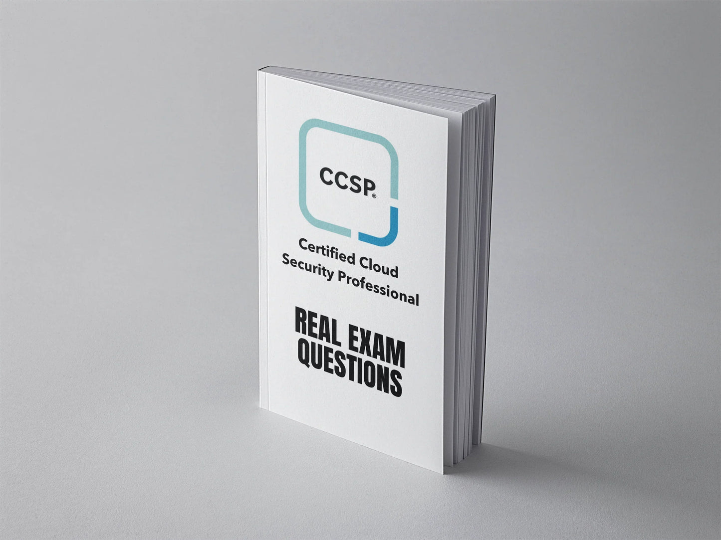 ISC2 CCSP real exam questions booklet by Daily Debian showing sample questions and answers for cloud security certification prep