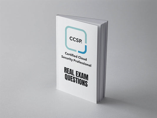 ISC2 CCSP real exam questions booklet by Daily Debian showing sample questions and answers for cloud security certification prep