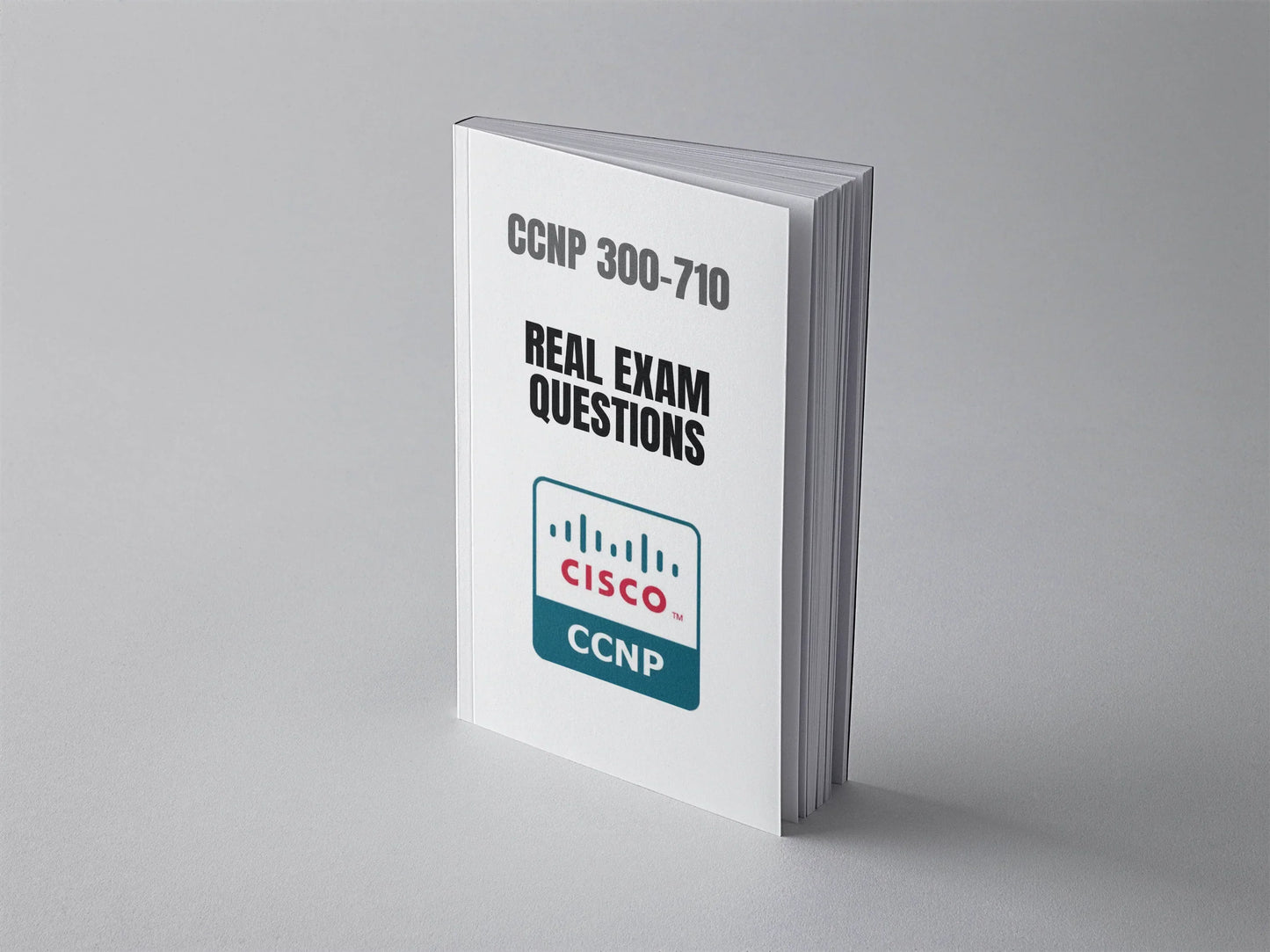 Cisco CCNP 300-710 SNCF exam questions PDF cover sheet, featuring Cisco branding and exam details.