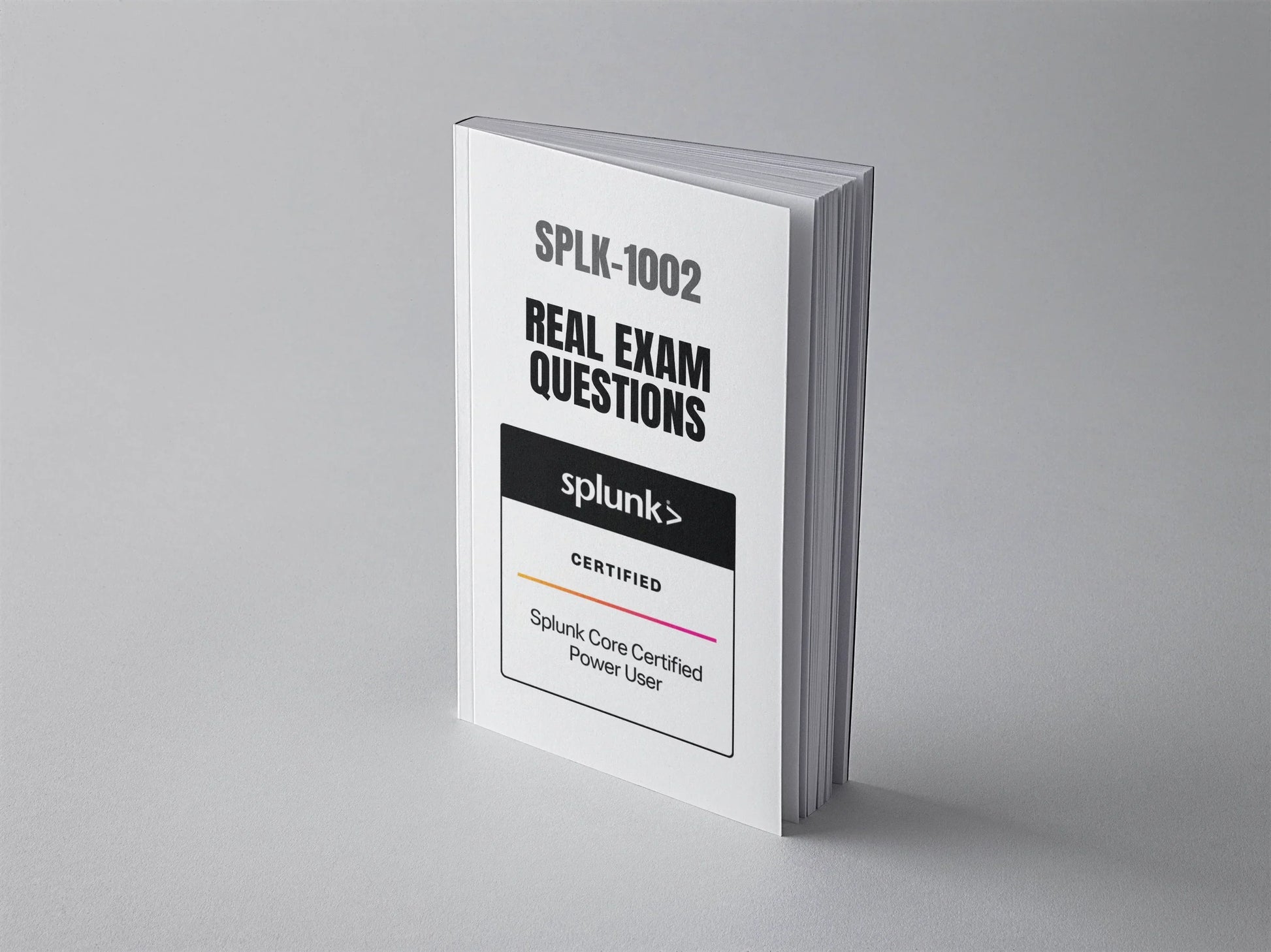 Splunk Core Certified Power User SPLK-1002 exam questions guide, featuring sample questions and answers for certification preparation.